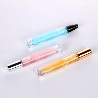 China Perfume Packaging Wholesale Custom 10ml Travel Refill Luxury Mini Round Spray Empty Glass Perfume Bottles for sale