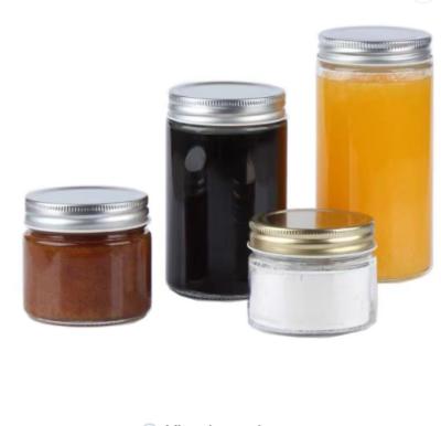 China Airtight Honey Jar Food 100ml 150ml Jam Jar Isinglass Jam Glass Jar With Lid for sale