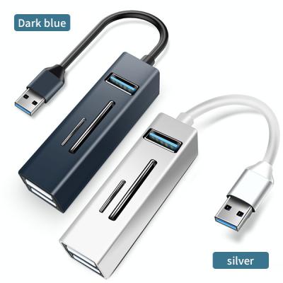 China USB to USB3.0*1+SUB2.0*2+sd+tf 5 Port Hub Type C USB to USB 3.0 Docking Station with SD TF Card Reader for laptop hard disk mouse cable keyboard for sale