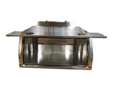 China Anti Corrosion Customs Heavy duty Waterproof 1800mm 2100mm 2400mm Raw  Aluminum Pickup Ute Canopy Tool Box for sale