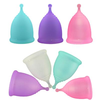 China OEM Colorful Reusable Private Label Eco - Friendly Menstrual Cup With Sterilizer Cup Custom In China for sale