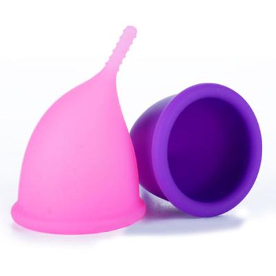 China Hot Selling OEM/ODM Women Monthly Period Silicone Custom Reusable Eco-Friendly Menstrual Period Cup With Box for sale