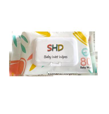 China OEM Wholesale Portable Water Cleansing Private Label Organic Baby Wipes For Baby for sale