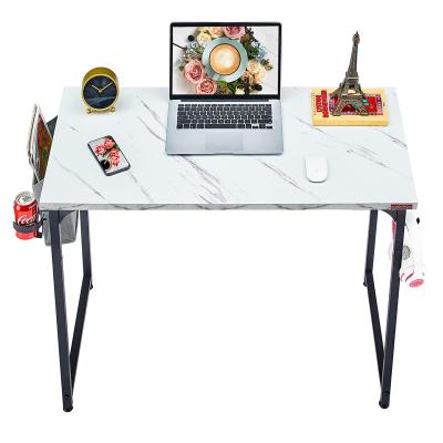 China Metal Marble Wood Desk Table Computer Desk Slab Home Simple White Simple Desk for sale