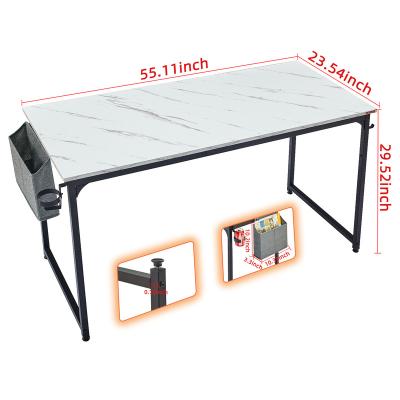 China Industrial Wholesale Metal Wood Frame Simple Table Computer Desk Home Factory 55inch Desk for sale