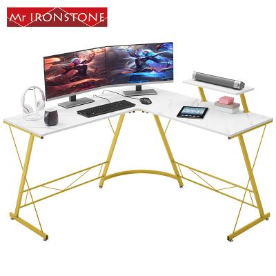 China L Shaped Modern Furniture L Shaped Modern Furniture Workstation Computer Desk Two Computer Desk Computer Desk Metal Wood Table for sale