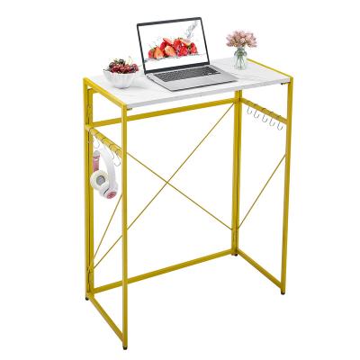 China Wall Mounted Foldable Computer Desk Folding Wooden Folding Computer Table Hanging On The Wall Space Saving for sale