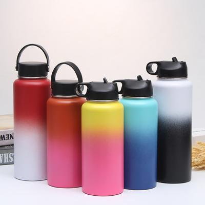 China PORTABLE Ready To Ship 32oz Customer Logo Outdoor Sport Drinking Double Wall Vacuum Flask Insulated Stainless Steel Water Bottles for sale