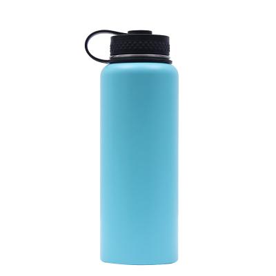 China Amazon Hot Sale PORTABLE Wide Mouth Double Wall Stainless Steel Sport Insulated Water Bottle for sale