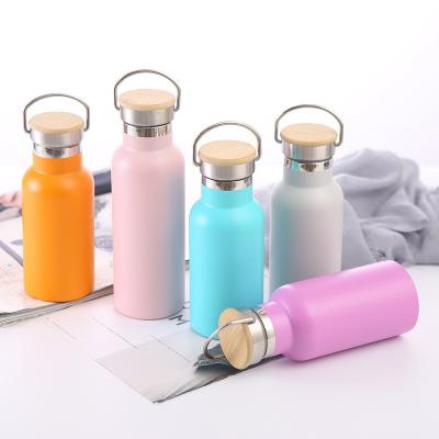 중국 PORTABLE Double Wall Vacuum Gradient Color Kids Water Bottle Tumbler Stainless Steel Flask For Kids 판매용