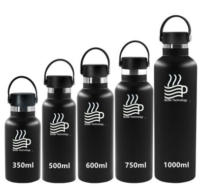 Κίνα Sustainable Logo Outdoor Camping Bicycle Hiking Stainless Steel Flask Custom Sports Customized Water Bottle To Keep Warm And Cool προς πώληση