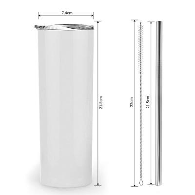 China PORTABLE Wholesale Sublimation Tumbler Stainless Steel Double Wall Vacuum Insulated Tumbler 20oz Bulk for sale