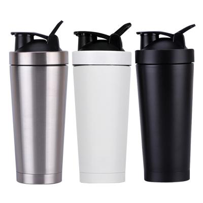 China Viable Factory Direct Supply Wide Mouth Goods Stainless Steel Fitness Protein Shaker Bottle Custom Logo For Insulated Gym for sale