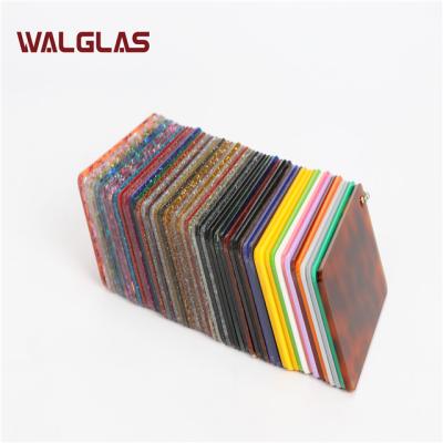 China Factory direct construction wholesale clear color cutting sheet marble glitter pmma acrylic plastic different patterned for sale