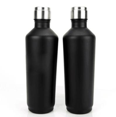 China Double Wall Stainless Steel Wine Bottle Beer Glass Eco - Friendly Vacuum Bottle for sale