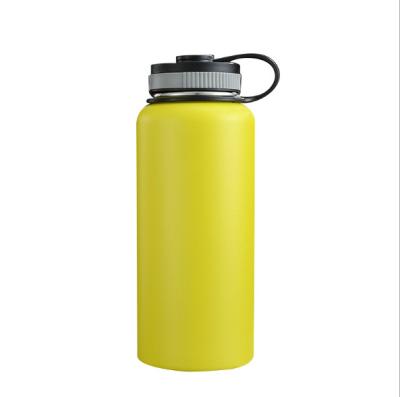 China Sustainable Sports Water Bottle Stainless Steel Thermos 32oz Mountaineering Flask Portable Vacuum Bottle for sale