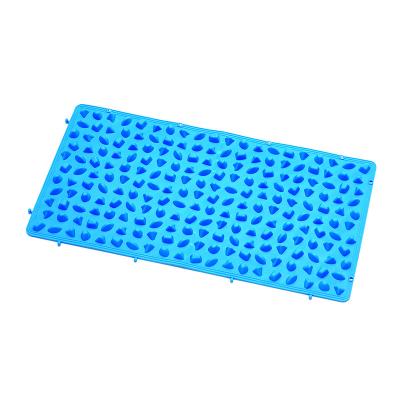 China New Design Foot Massage Mat Duotone Two-Tone Reflexology Acupuncture Cushion Foot Massage Pad for sale