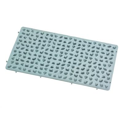 China New Design Foot Massager Pad Foot Massager Cushion Type Rubber Pressure Relaxing Gray Foot Massage Mat for sale