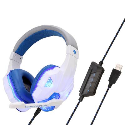 China Headband Amazon Best Selling Surround 7.1 - Stereo Sound Gamer Headphones Wired PS4 Gaming Headset With Microphone For PC for sale