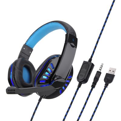 China Headband Factory Top Selling High Quality Computer Game PS4 Headset Earbuds Earphone With Microphone for sale