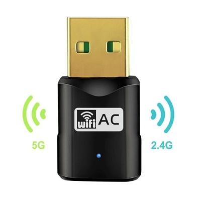 China Desktop Factory Direct 2 in 1 Driver Free AC600 2.4g 5g Wifi BT USB Dual Band Protective Case for sale