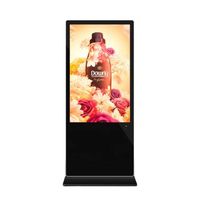 China indoor advertising display for supermarket 65 inch android digital signge touch screen kiosk for sale