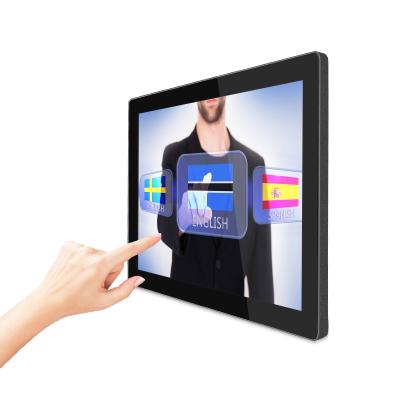 China For Business Black 10 Point Capacitive Touch Screen Monitors With Touch Screen for sale