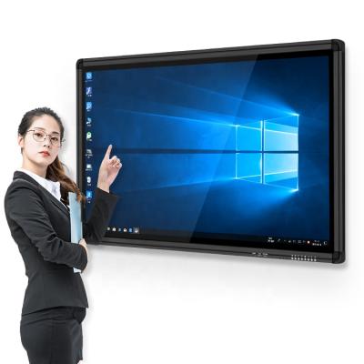 China 65 Inch Kids School Lecture Teaching Meeting Rooms Tocuch Screen Whiteboard Interactive Smart Board for sale