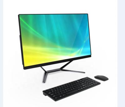 China 24 inch full hd educational frameless desktop computers all in one pc with webcam dvd built in mic for sale