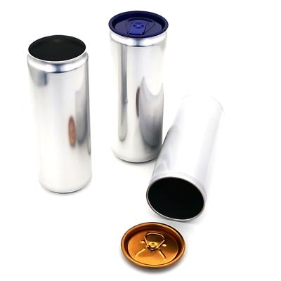 China 330ml 355ml 473ml 500ml Recyclable Empty Aluminum Soda Cans With Easy Open End Lid For Beverage Drinking for sale