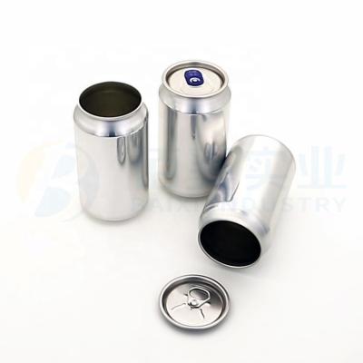 China Recyclable 330ml Aluminum Beverage Cans With Easy Open Ends Lids for sale