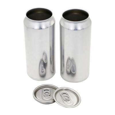 China Recyclable RPT Dia202 DRUNK can lids empty aluminum beer can for beverage 16oz soda beer beverage packaging bpafree for sale