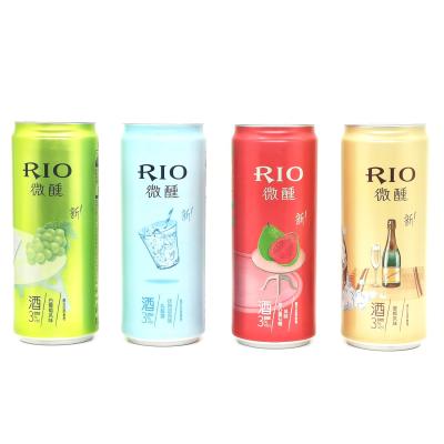 China 330ml Eco - Friendly Material Smooth Aluminum Cans With 202 EOE Lids For Beverage for sale