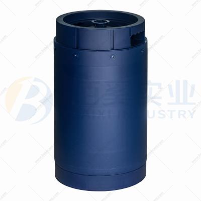 China 15L 20L 30L One Way Eco-friendly HDPE Plastic Beer Kegs With A/S/D/G Coupler for sale