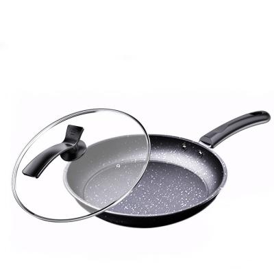 China CLASSIC Iron Pans Maifan Stone Coating Frying Pan Wok Cooking Pot With LID For Gas Stove Induction Cooker for sale