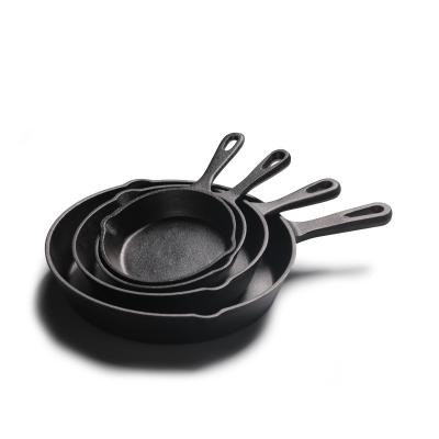 China CLASSIC Cast Iron Pan Small Frying Pan Mini Breakfast Coating Egg Pan Healthy Cast Iron Pancake Non-Stick Non-Stick Cooker for sale