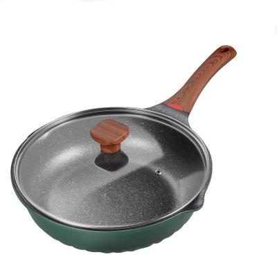 China Pan Aluminum Frying Pans Household Non-stick Wok Kitchen Pot Non Stick Stones Viable Maifan Pancake Maker Pancake Maker Pots for sale