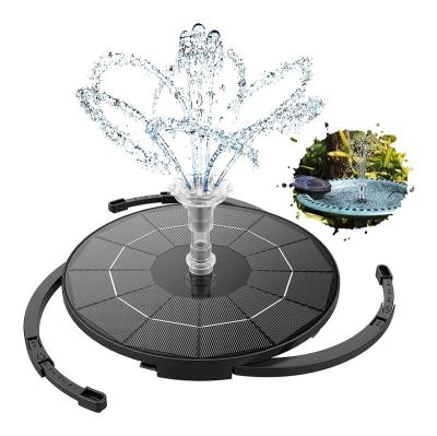 China For Garden Ponds Aquarium and AISITIN 3.5W DIY Outdoor Solar Fountain Pump for Water Feature Outdoor Bird Bath Solar Fountain Pump with Multiple Nozzles for sale