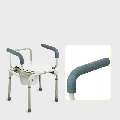 China High Quality Aluminum Toilet Commode Chair Commode Toilet For Senior And Disable for sale