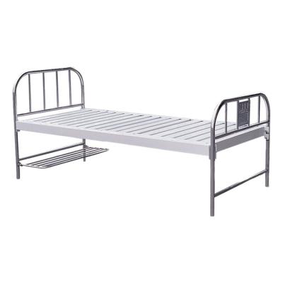 China Common Hospital Furtinure YSHB101simple Design Stainless Steel Hospital Bed With Low Price for sale