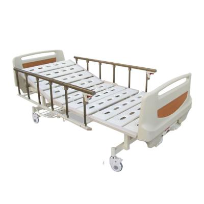 China Comfortable Hot Selling Hospital Bed Used Two Cranks Patient Bed Hospital Bed Accessories for sale