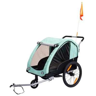 China Newest Arrival Multi-Functional Folding Portable Baby Trailer High Quality Economical Happy Ride for sale