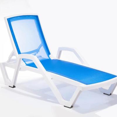 China Commercial Leisure UV-Resistant Outdoor Rattan Sun Loungers for sale