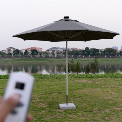 China Industrial Chinese Parasol Patio Outdoor Remote Control Sun Umbrella for sale