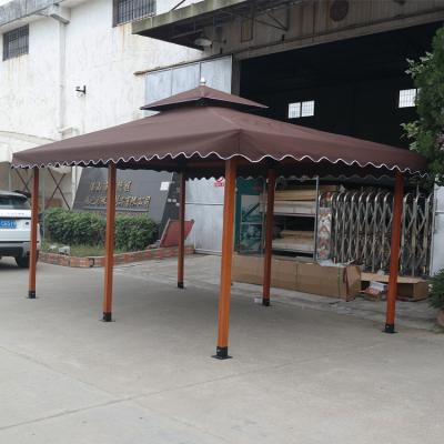 China Square Pool / Garden / Aluminum High Class Gazebo Tub Wind Resistant Garden Furniture for sale