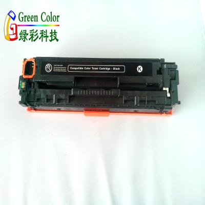 Cina Cartuccia del toner compatibile per HPCB540A CB541A CB542A CB543A, cartuccia del toner CP1215 in vendita