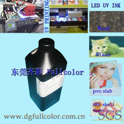 China Las tintas de impresión blancas, repuesto plano de la impresora llevaron la tinta curable para la cabeza de impresora del chorro de tinta de Epson DX5 DX6 DX7 en venta