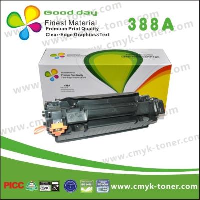 China Cartucho de tonalizador compatível CC388A do preto da impressora para HP LaserJet P1008/P1007/M1136/M1213NF/M1216NFH, com microplaqueta à venda