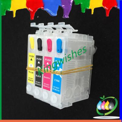 China 4 color printer ink cartridge for Epson XP-413 with T1711-T1714 chip for sale