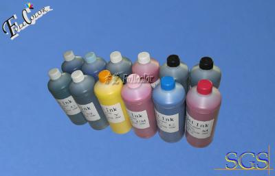 Chine Encre de colorant d'imprimante couleur de Refiillable 12 pour la série de Canon IPF 8400 9400 bouteilles d'encres compatibles de cartouche d'encre d'imprimerie à vendre